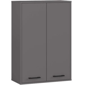 Ak furniture Závěsná koupelnová skříňka Fin W64 64 cm grafit