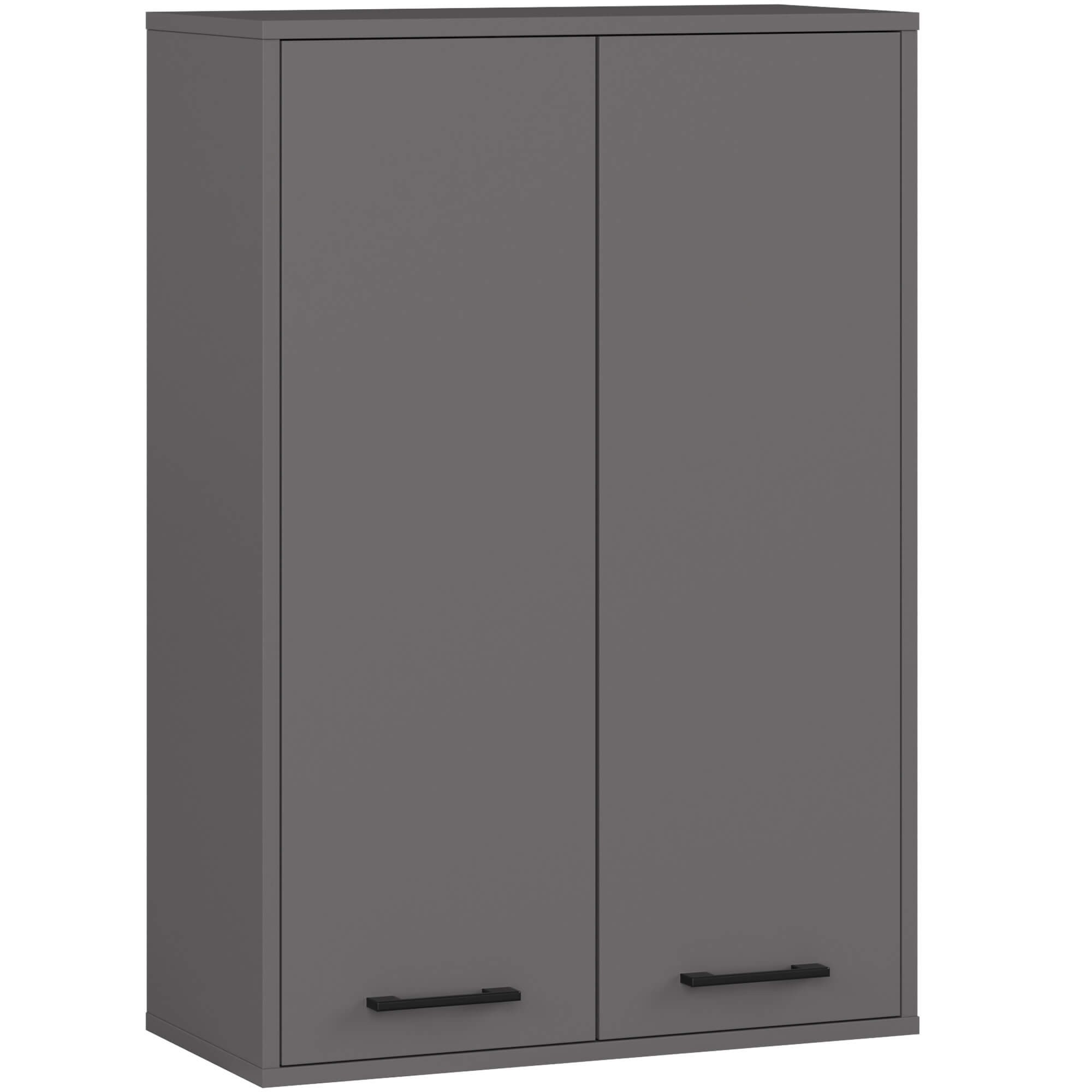 Ak furniture Závěsná koupelnová skříňka Fin W64 64 cm grafit