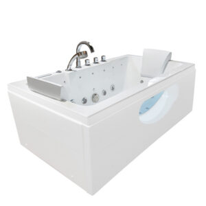BPS-koupelny Hydromasážní vana HYD-IR933C-WH 170x84 BÍLÁ s ohřevem vody