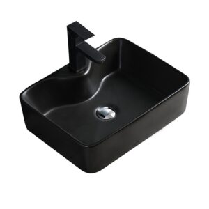 BPS-koupelny Keramické umyvadlo na desku HYD-EE-WH-480 48x37 cm