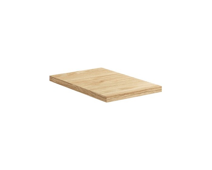 skříňkami a umyvadlem 90 cm béžová/dub olejovaný