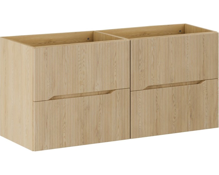 Comad Koupelnová sestava Nordic se skříňkami a zápustnými umyvadly 120 cm dub cremona - Obrázek 2