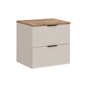 Comad Koupelnová skříňka pod deskové umyvadlo Adel Cashmere 60 kašmír/dub wotan