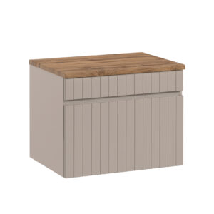 Comad Koupelnová skříňka pod deskové umyvadlo Iconic Cashmere 60 kašmír/dub coast evoke