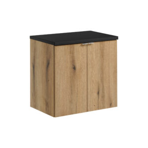 Comad Koupelnová skříňka pod deskové umyvadlo Nova Oak 60 dub coast evoke/černá