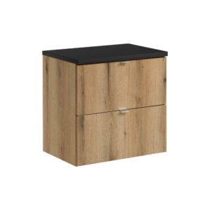 Comad Koupelnová skříňka pod deskové umyvadlo Nova Oak 60 dub coast evoke/černá