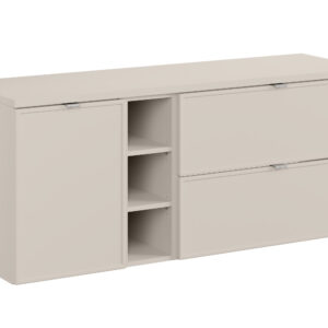 Comad Koupelnová skříňka pod deskové umyvadlo set Bella Cashmere 140 cm kašmír