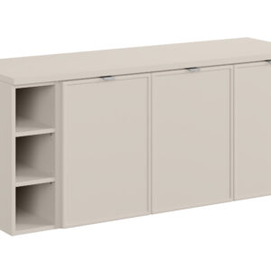 Comad Koupelnová skříňka pod deskové umyvadlo set Bella Cashmere 140 kašmír