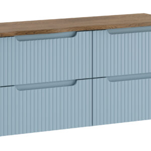 Comad Koupelnová skříňka pod deskové umyvadlo set Nova Denim 120 denim/dub cassela