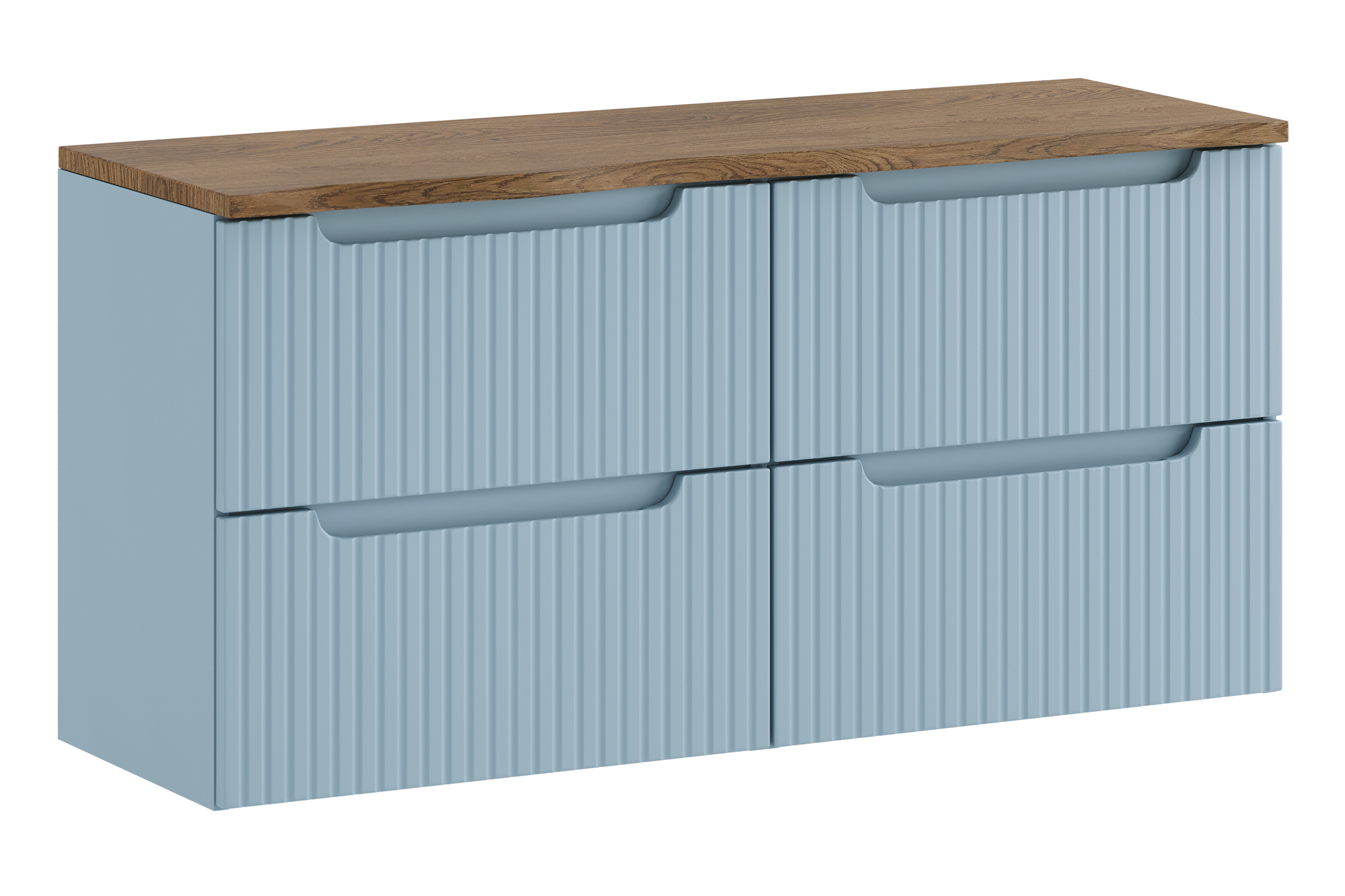 Comad Koupelnová skříňka pod deskové umyvadlo set Nova Denim 120 denim/dub cassela