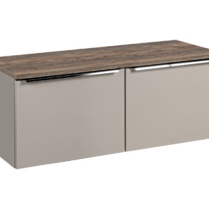 Comad Koupelnová skříňka pod deskové umyvadlo set Santa Fe Taupe 120 šedohnědá/dub santa fe