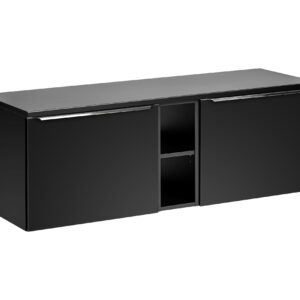 Comad Koupelnová skříňka pod umyvadlo set Santa Fe Black 140 černá