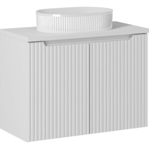 Comad Koupelnová skříňka s deskovým umyvadlem Nova White 80 bílá