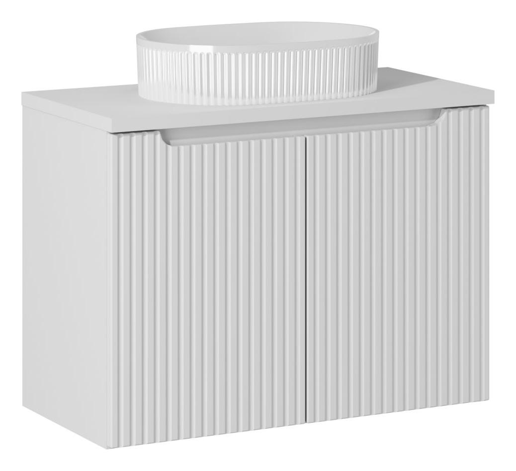 Comad Koupelnová skříňka s deskovým umyvadlem Nova White 80 bílá