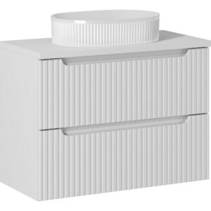 Comad Koupelnová skříňka s deskovým umyvadlem Nova White 80 bílá