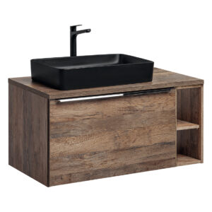 Comad Koupelnová skříňka s deskovým umyvadlem set dub Santa Fe Oak 100 dub santa fe