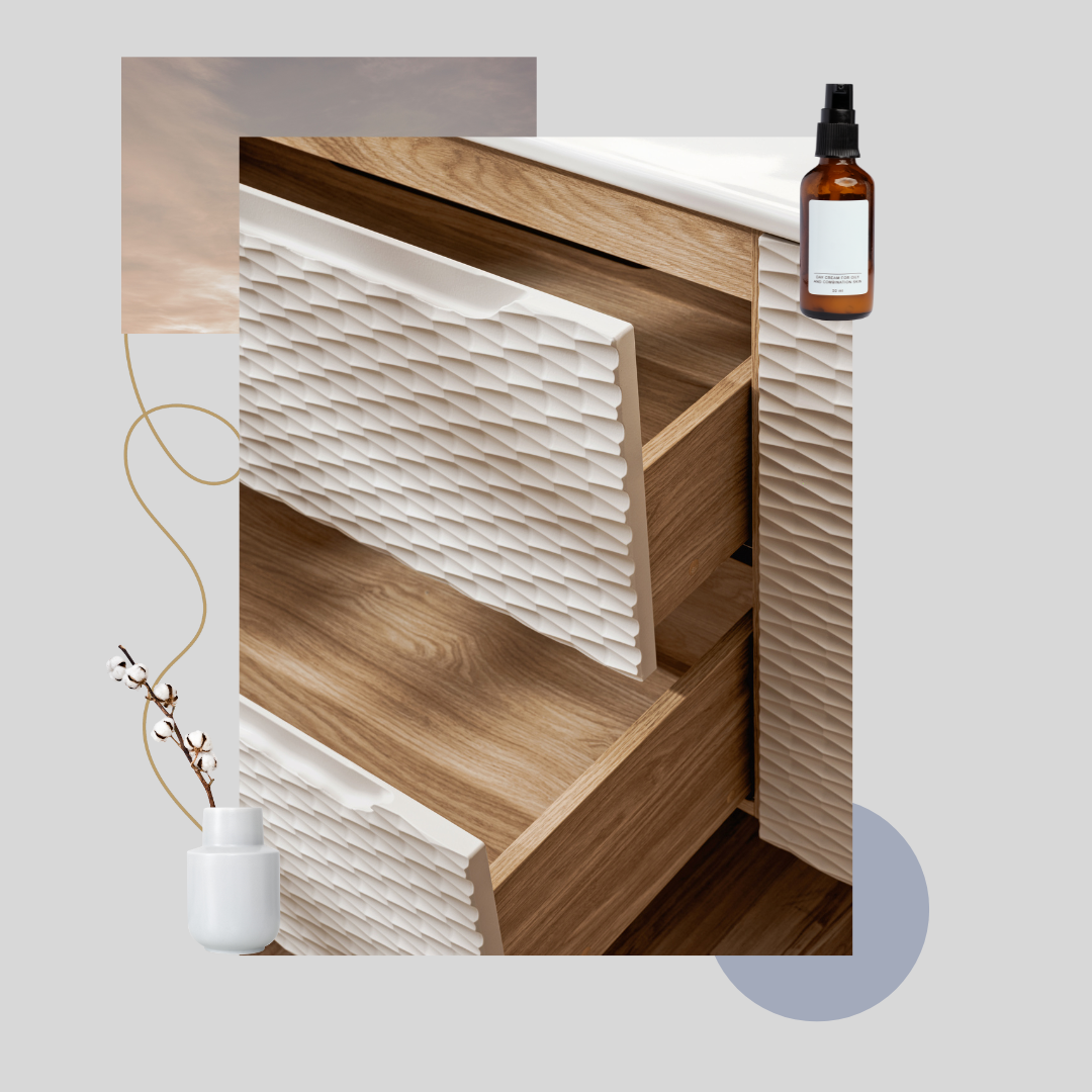 Comad Koupelnová skříňka s deskovými umyvadly set Ocean Beige 120 béžová/dub olejovaný - Obrázek 2