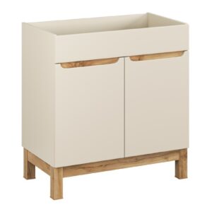 Comad Skříňka pod umyvadlo Bali 2D 80 cm kašmír/dub wotan