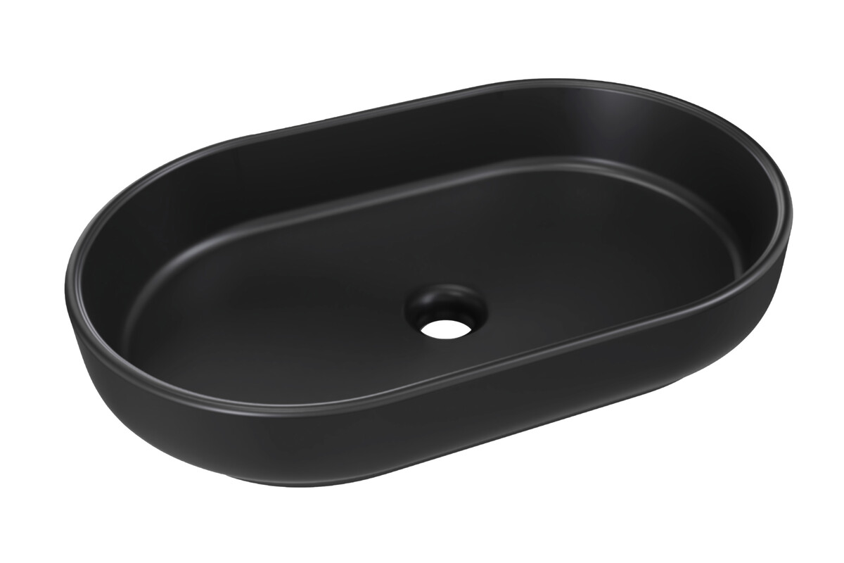 Comad Závěsná skříňka Casad Nature River s deskou a umyvadlem 80 cm dub wotan/černá - Obrázek 2