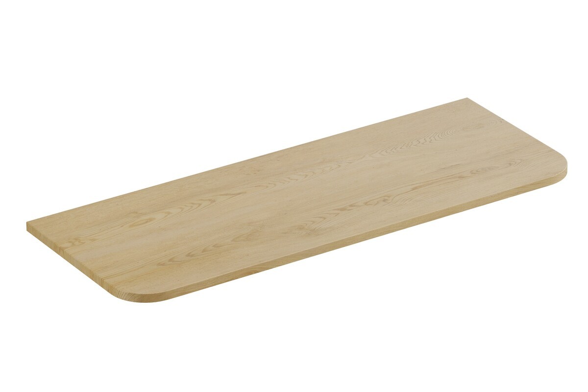 Comad Závěsná skříňka pod umyvadlo Aster Ovalia s deskou 120 cm dub cremona/zelená - Obrázek 2