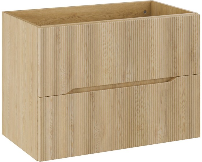 Comad Závěsná skříňka pod umyvadlo Nordic s deskou 80 cm dub cremona - Obrázek 2