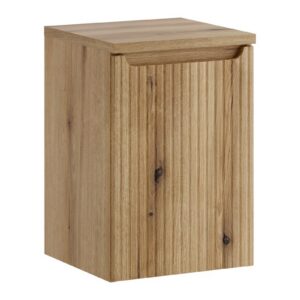 Comad Závěsná skříňka pod umyvadlo Nova s deskou a košem na prádlo 40 cm dub coast evoke
