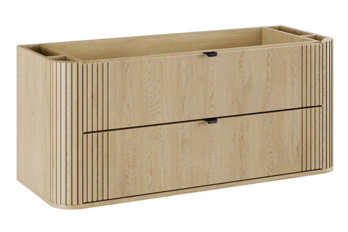 Comad Závěsná skříňka pod umyvadlo Ovalia 120 cm dub Cremona