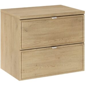 Comad Závěsná skříňka pod umyvadlo Terra s deskou 60 cm dub cremona