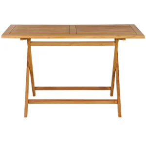 DB Garden Skládací zahradní stůl BARIS 125 cm z masivu teak