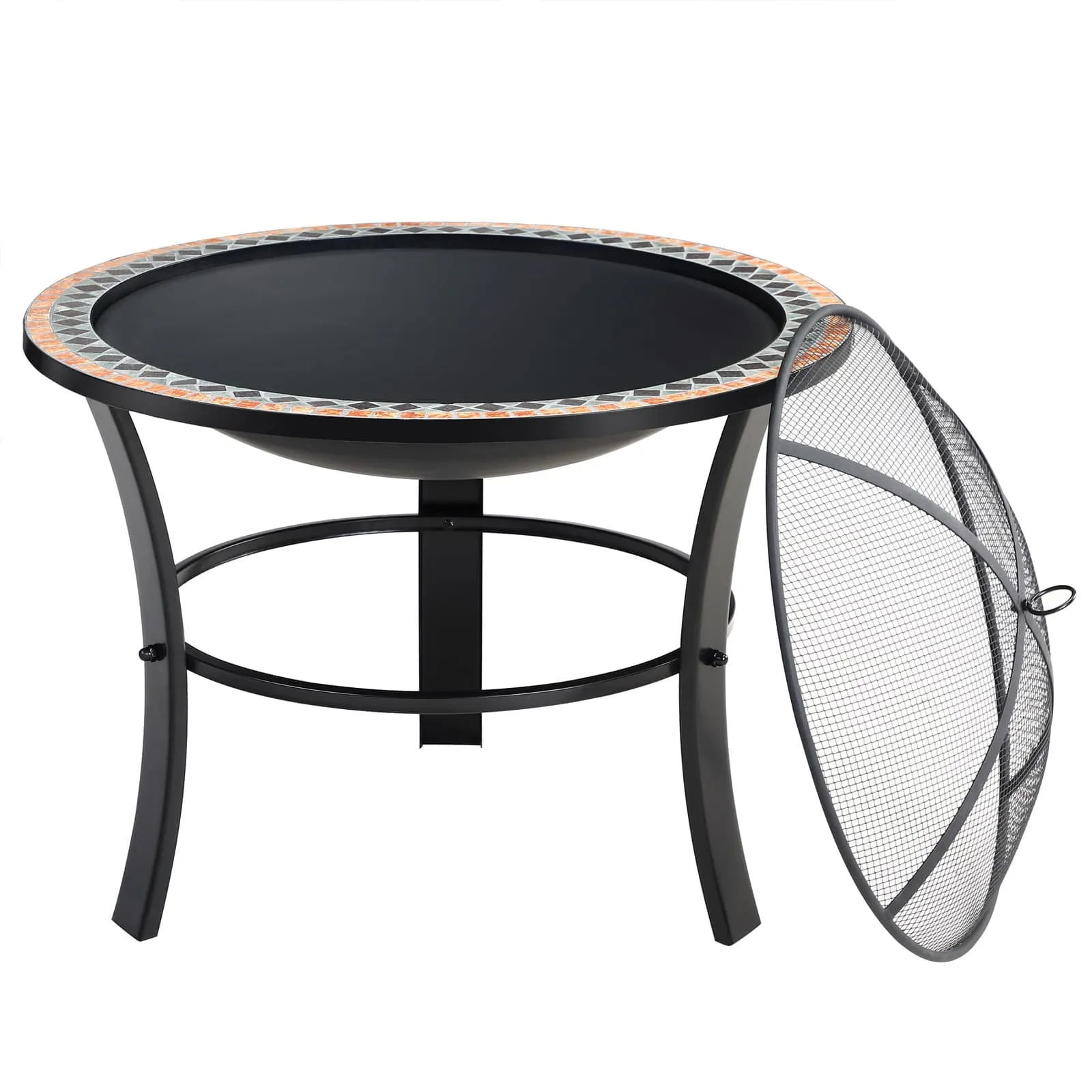 DB Garden Zahradní ohniště Porter 76 cm černé