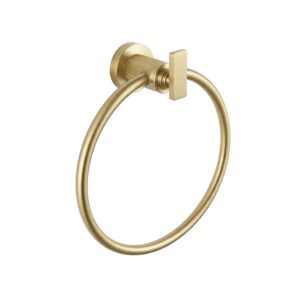 Držák na ručníky - kruh REA RIVO RING 81307 Rivo Brush Gold