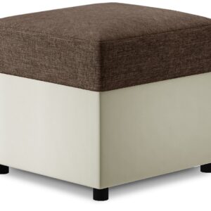 Eltap Taburet R3 46 cm Sawana 16/eko kůže Soft 33 hnědo-béžový