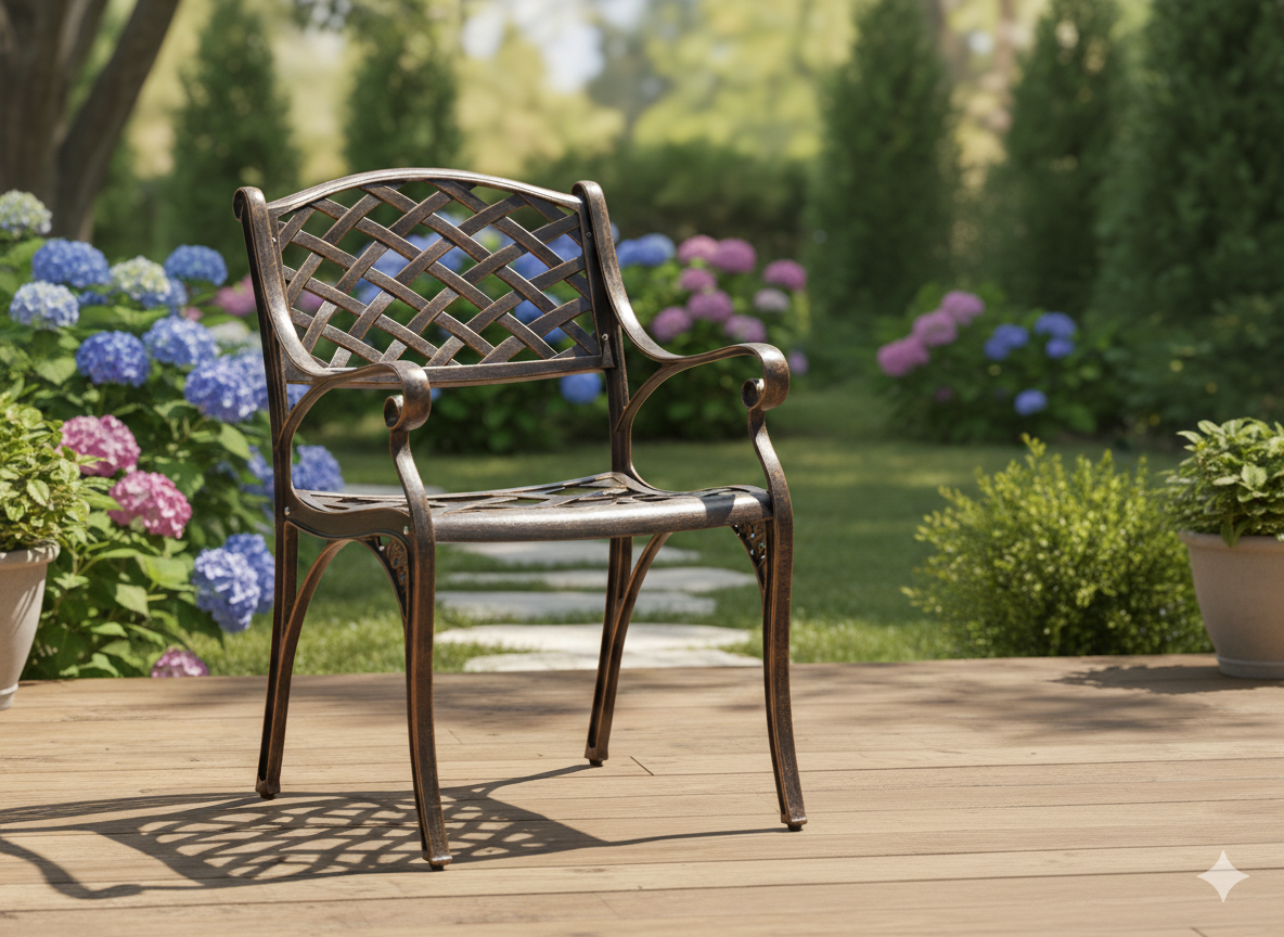 Garden Line Zahradní křeslo Mondrich antické hnědé - Obrázek 2