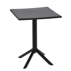 Garden Line Zahradní odkládací stolek Yasa 60 cm černý