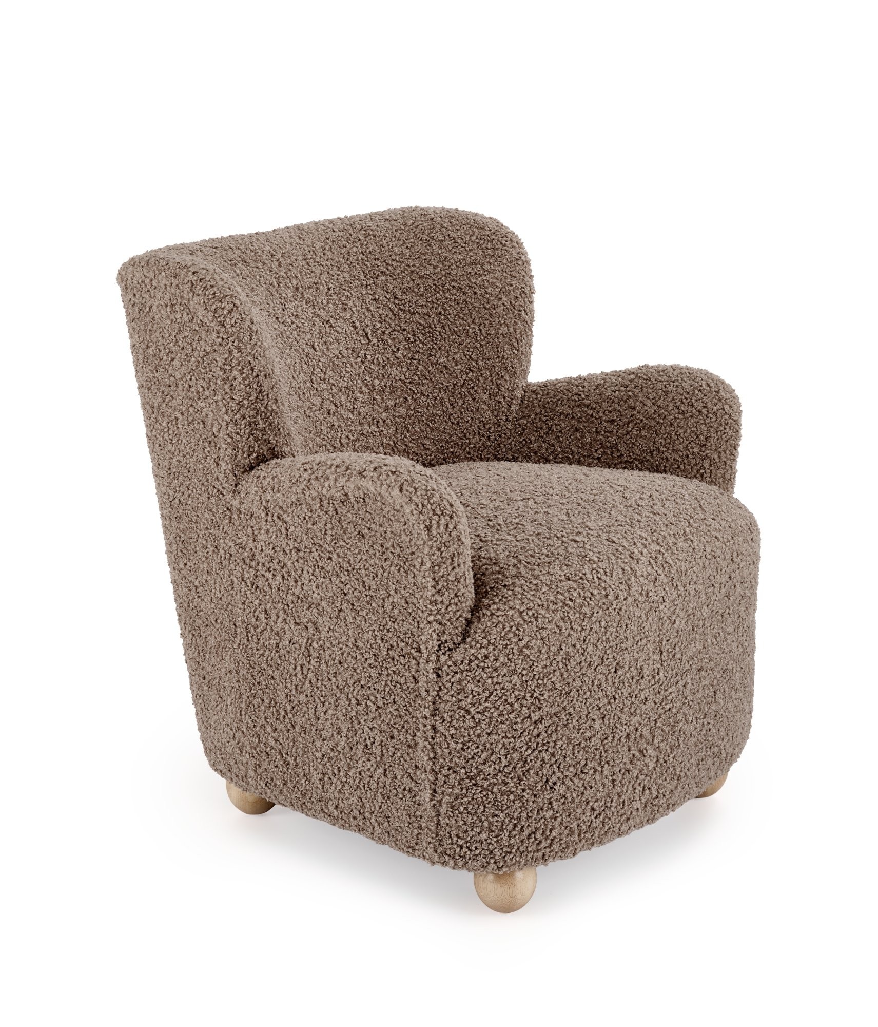 HALMAR Designové křeslo Claudio cappuccino