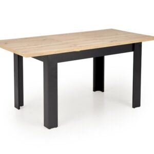 HALMAR Jídelní rozkládací stůl Bagio 120/160 cm dub artisan/černý