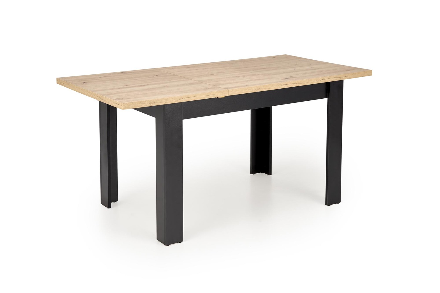 HALMAR Jídelní rozkládací stůl Bagio 120/160 cm dub artisan/černý