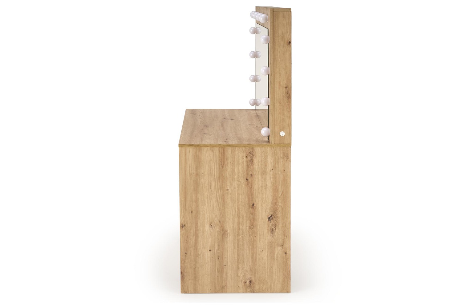 HALMAR Toaletní stolek HOLLYWOOD s LED osvětlením 120 cm dub artisan - Obrázek 2