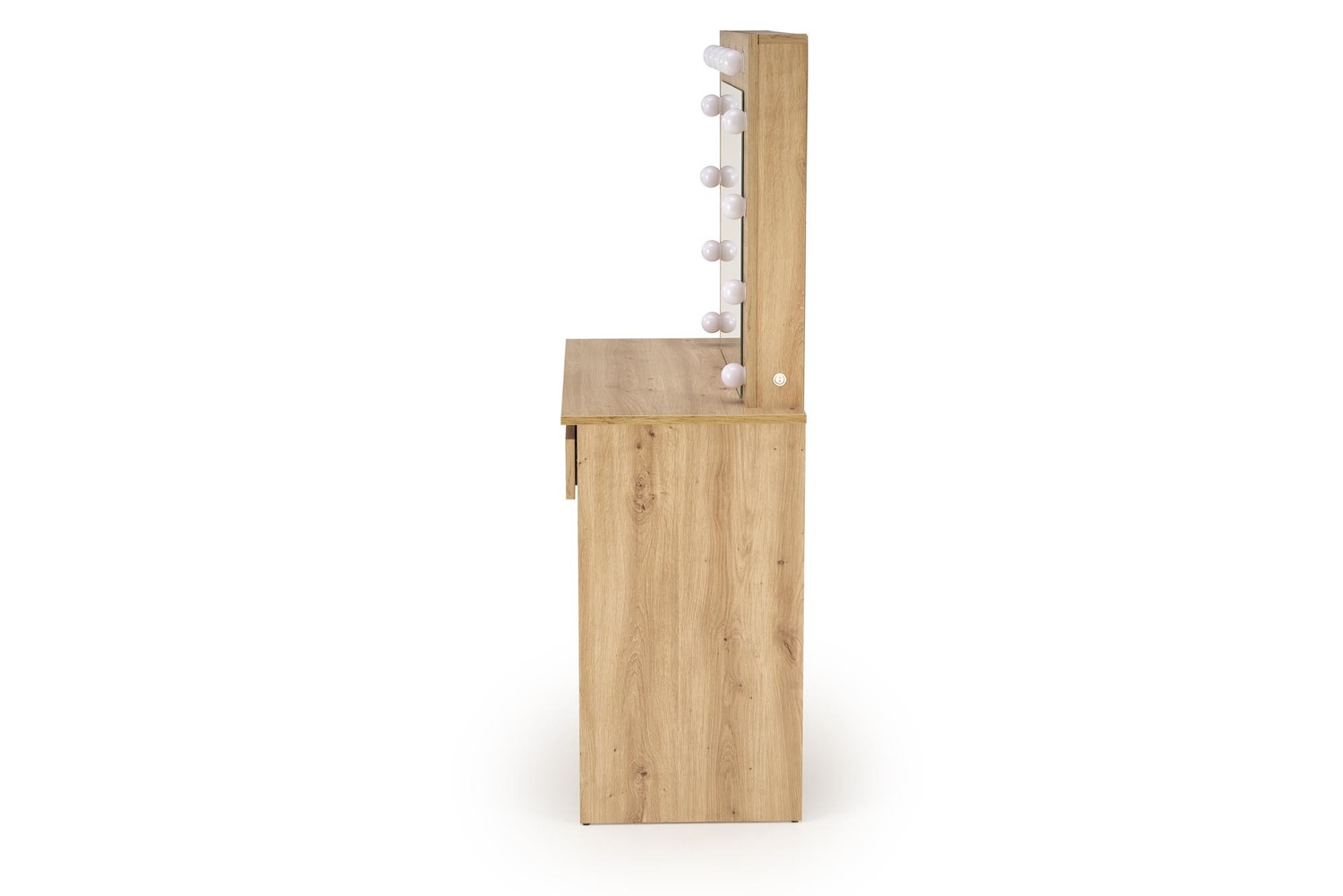 HALMAR Toaletní stolek HOLLYWOOD s LED osvětlením 94 cm dub artisan - Obrázek 2