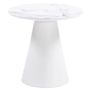 Hector Konferenční stolek Margos 46 cm bílý/mramor I