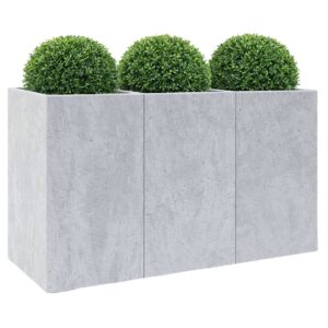 HowHomely Květináč na kolečkách BETONIQUE 90x60 cm šedý beton