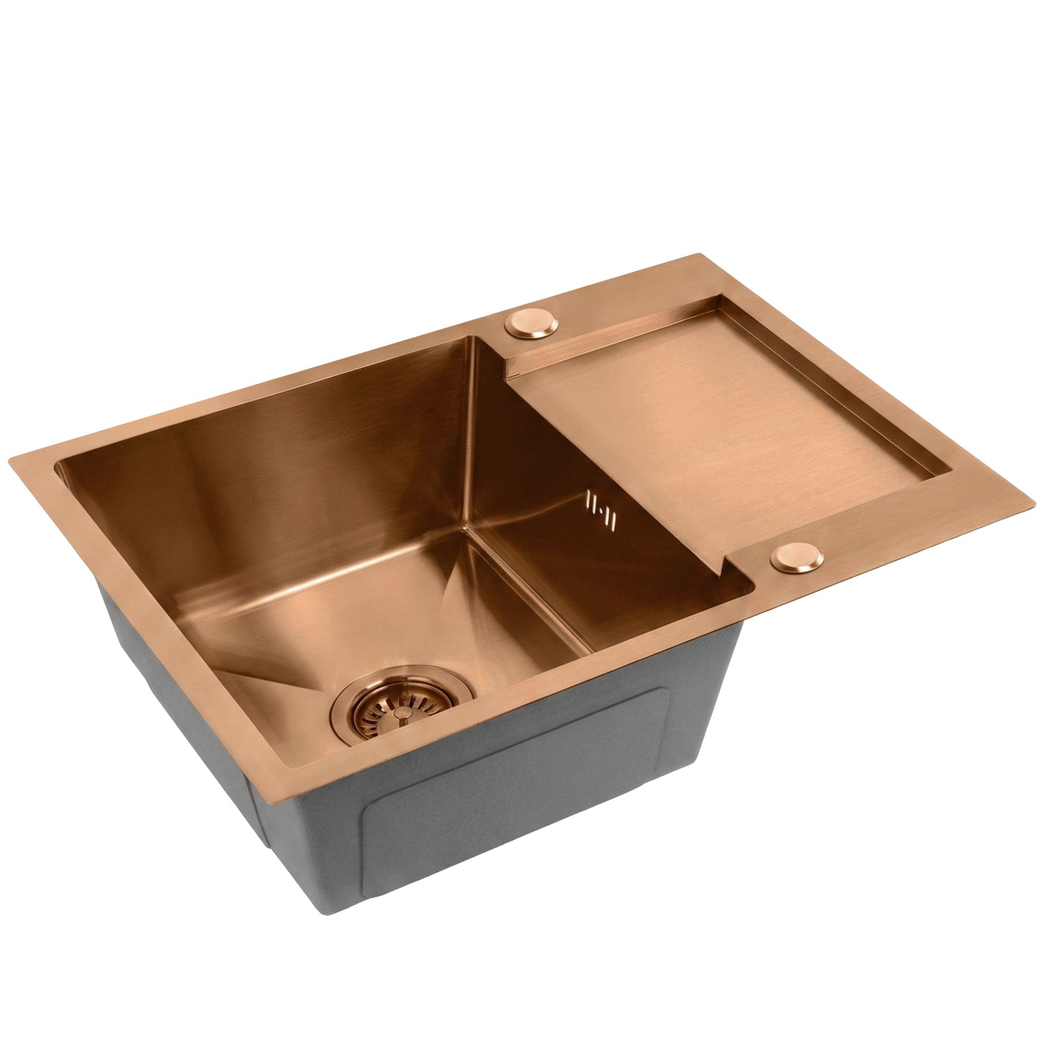 Kuchyňský nerezový dřez REA PAUL BRUSH COPPER kartáčovaná měď