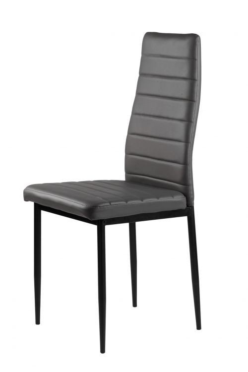 MODERNHOME Jídelní židle set 4 ks Dione tmavě šedé - Obrázek 2