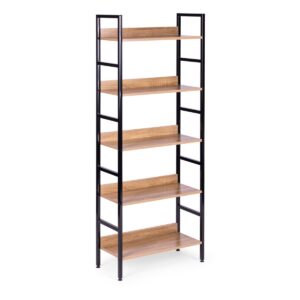 MODERNHOME Regál Bounder 160 cm hnědý/černý