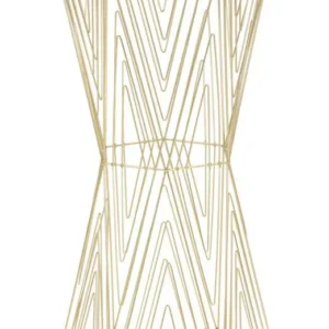 Mauro Ferretti Odkládací stolek Lines 40 cm zlatý