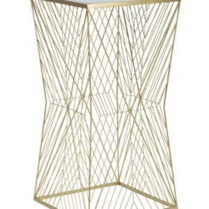 Mauro Ferretti Odkládací stolek Lines 50 cm zlatý