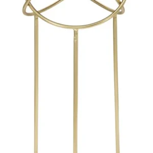 Mauro Ferretti Odkládací stolek Ring 40 cm černo-zlatý
