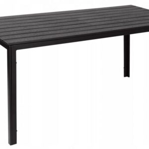 MultiGarden Zahradní cateringový stůl 156x78 cm černý