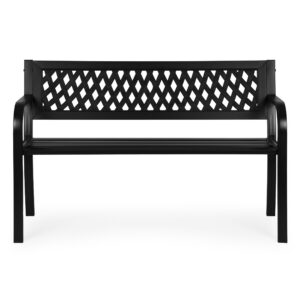 MultiGarden Zahradní lavička Mariner 120 cm černá