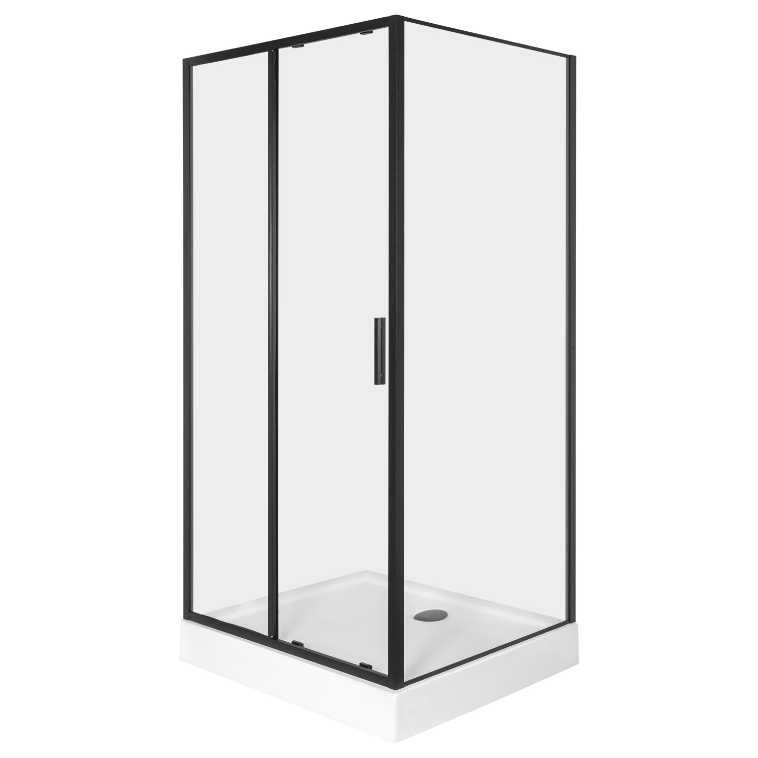 černá/transparent - bez vaničky